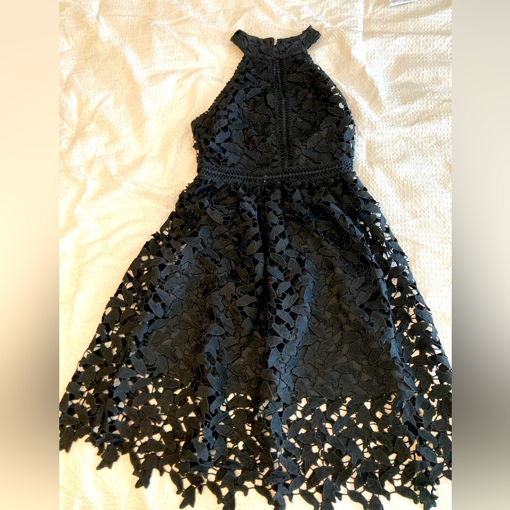 Lace Cut-out Dress